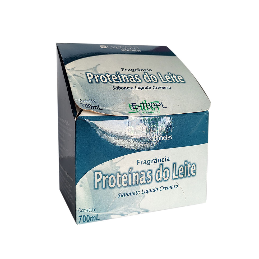 Refil Sabonete Líquido Cremoso Proteínas do Leite 700mL Exaccta