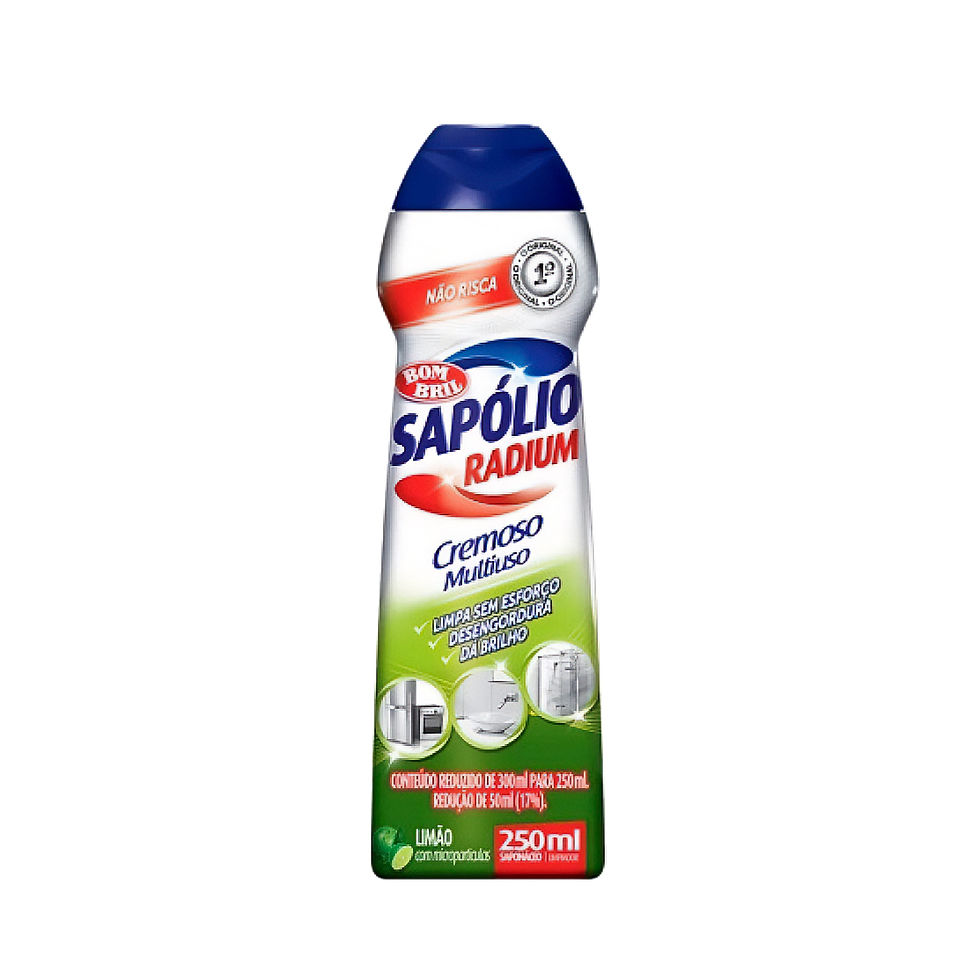 Saponáceo Cremoso Limão 250mL Sapólio Radium