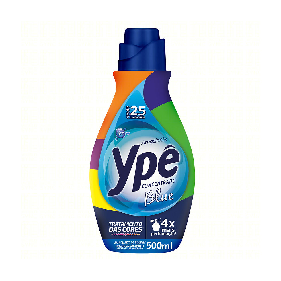 Amaciante Líquido Concentrado Blue 500mL Ypê