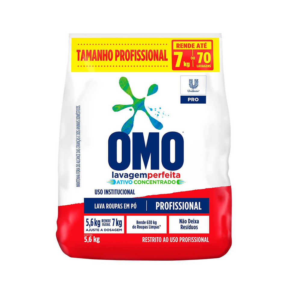 Sabão em Pó Lavagem Perfeita 5,6kg Omo