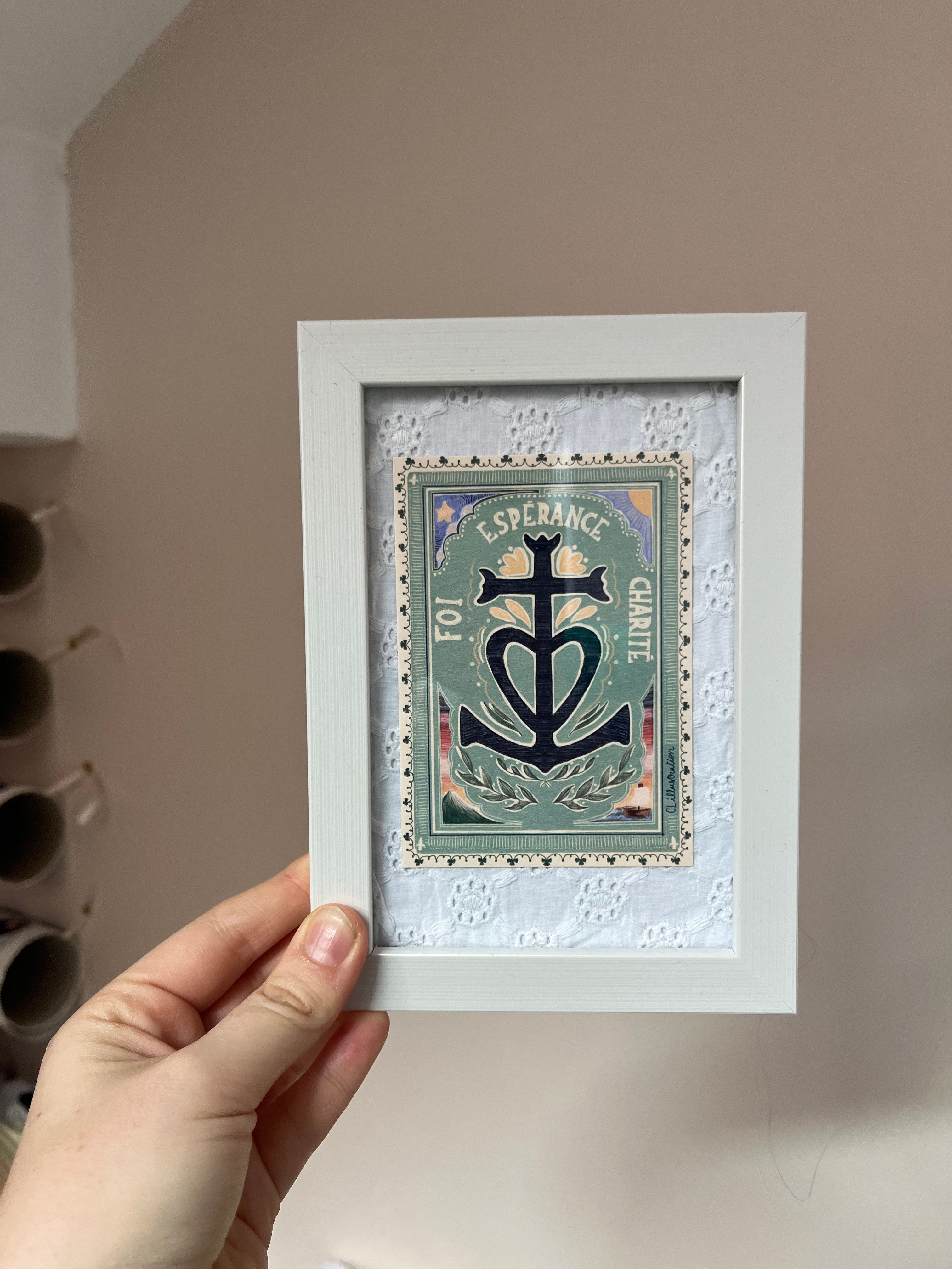 Cadre foi esperance et charité 