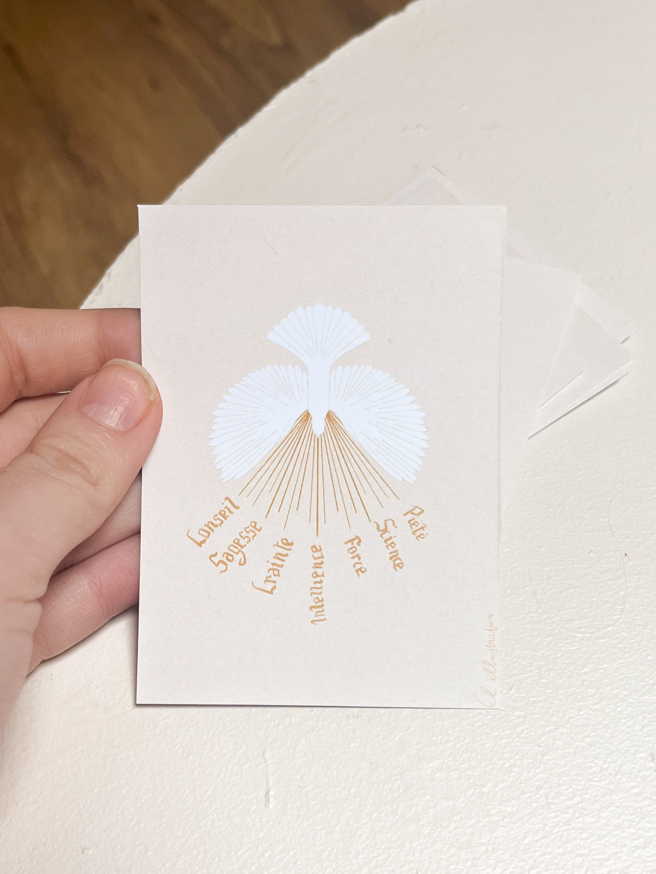 Signet Confirmation - 7 dons de l'Esprit Saint