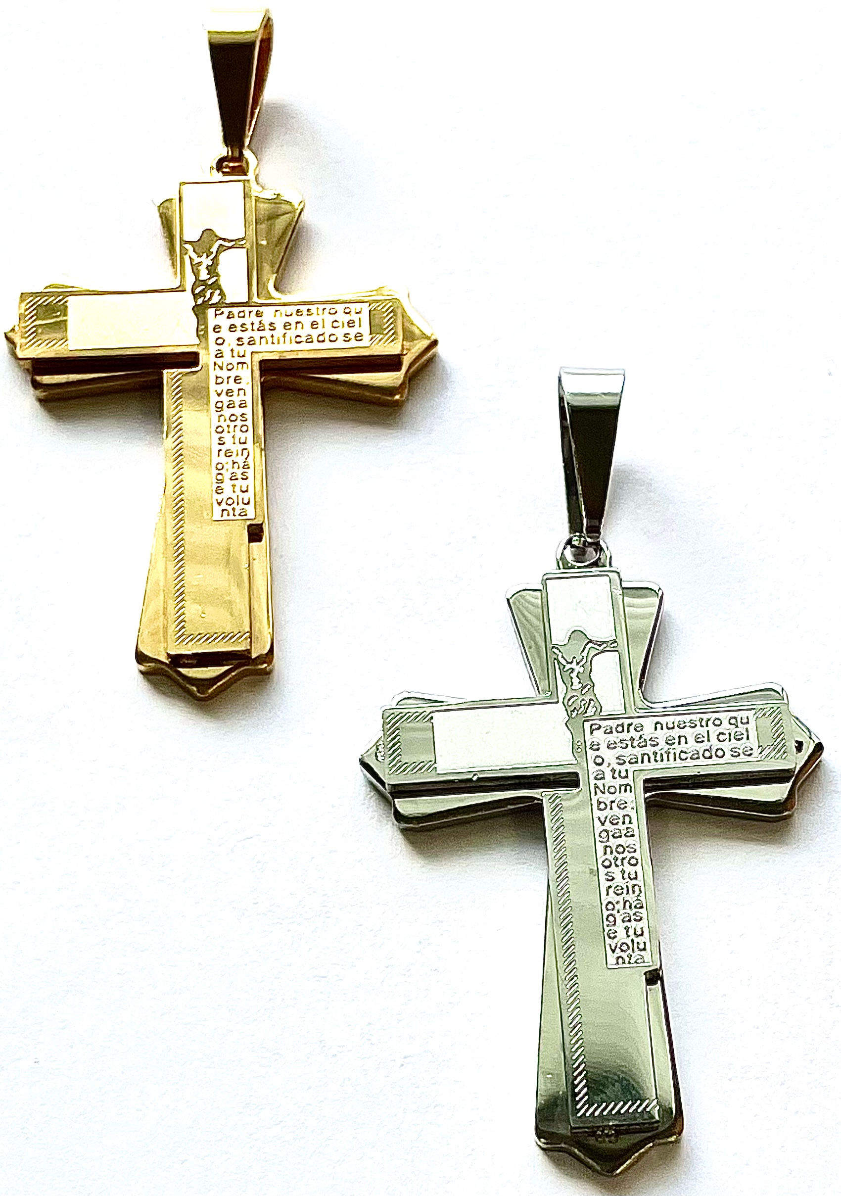 Fancy Padre Nuestro Cross (C188)