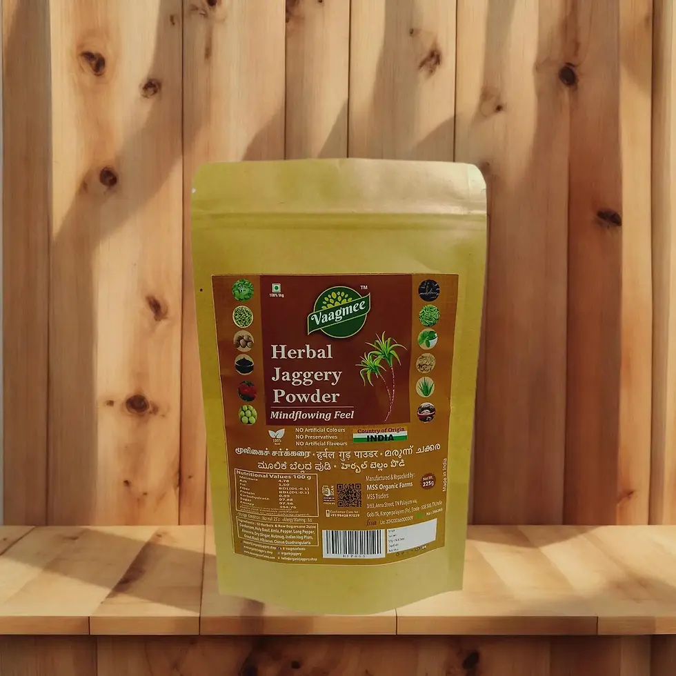 Thumbnail: 12 Herbals Sugarcane Jaggery Powder