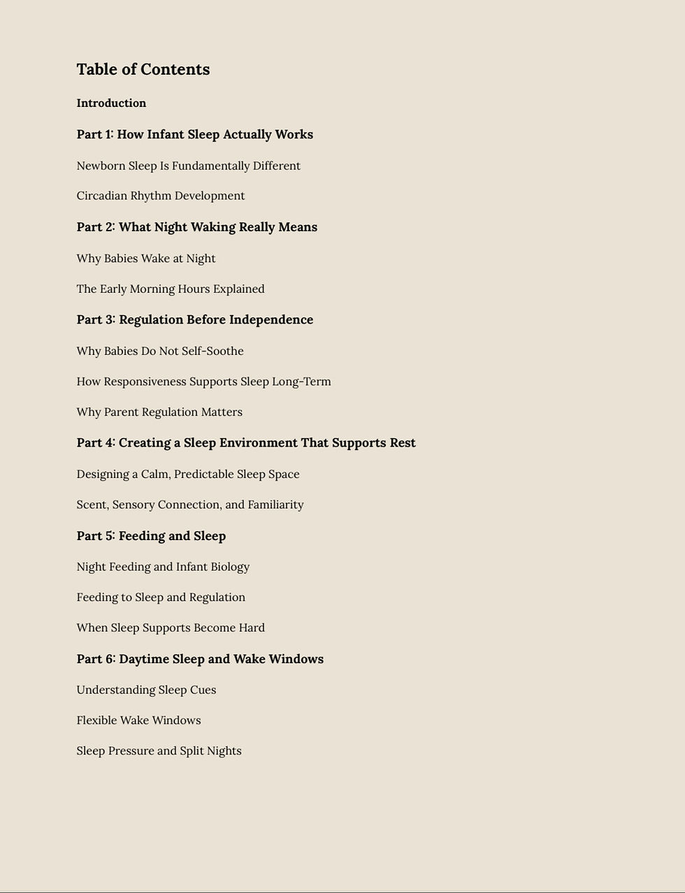 Thumbnail: Holistic Baby Sleep Guide | Attachment-Focused Sleep Support
