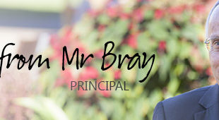 A note from Mr Bray - 29 May, 2020