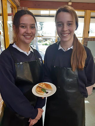 Eden and Lili made lemon myrtle