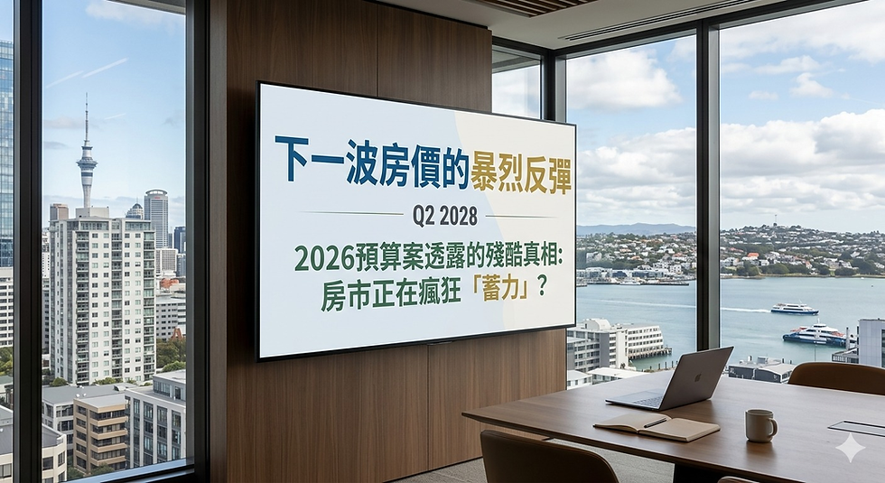 🇳🇿 紐西蘭2026預算案解析:沒有發糖,也沒有刺激-(紐西蘭房產大叔) 0222 6666 47