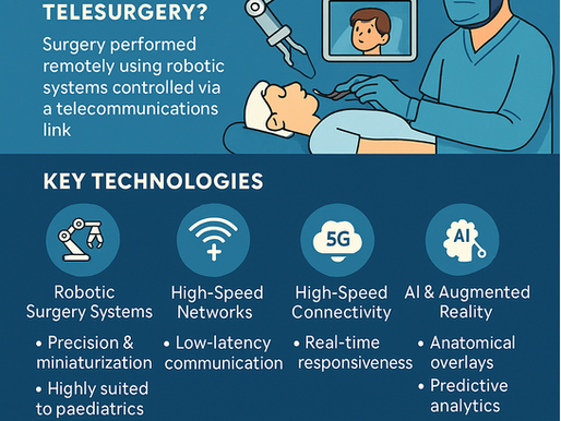 "👨‍⚕️🔬 Telesurgery in Paediatric Surgery & Urology: A New Era of Precision and Access"