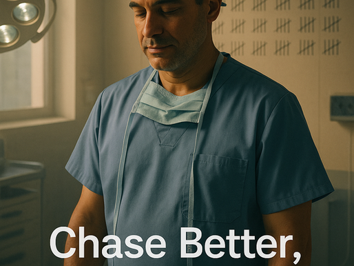 "Chase Better, Not Perfect — A Surgeon’s Path to Mastery"