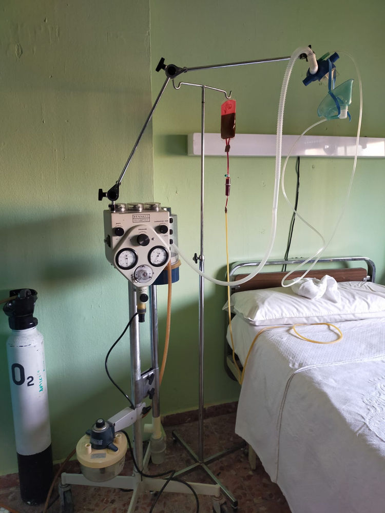 Alquiler de respiradores de atrezzo para escenarios COVID