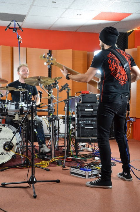 Drumphonic in studio
