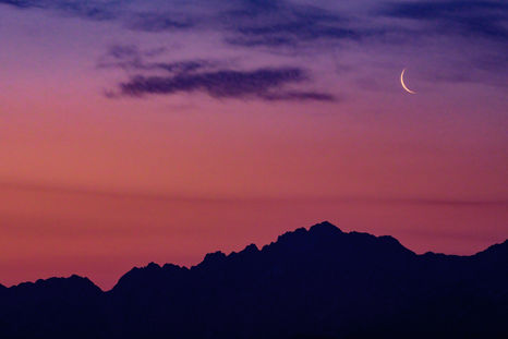 Mt.Tsurugidake before dawn