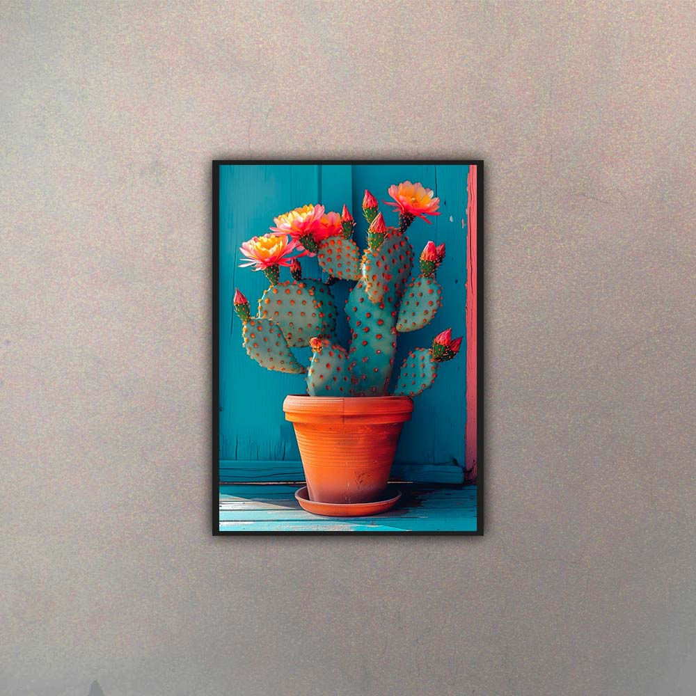 Cactus con flores I