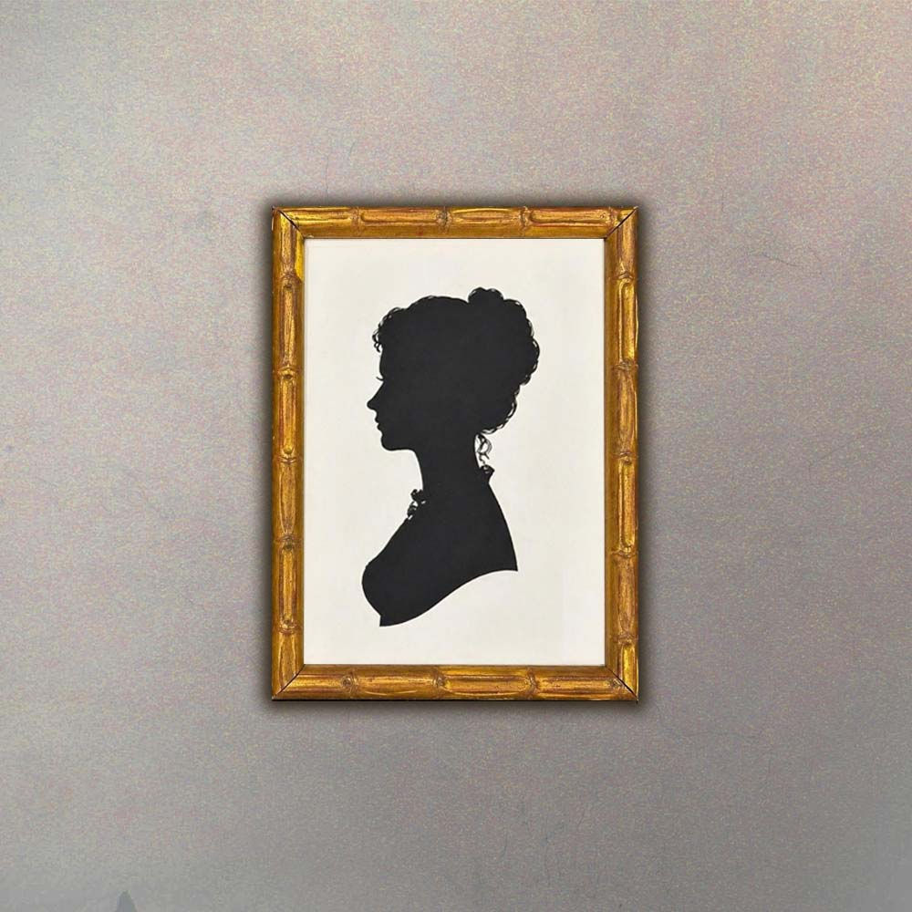 Lady con marco caña