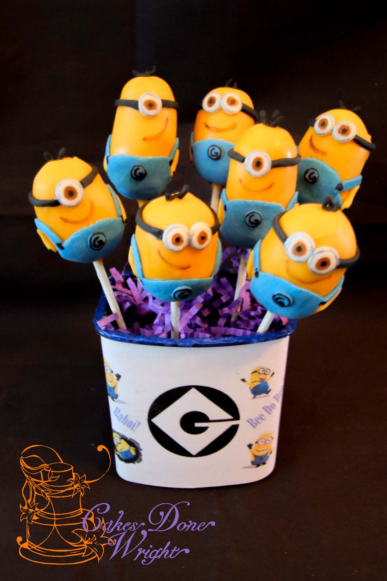 Minion Cake Pops