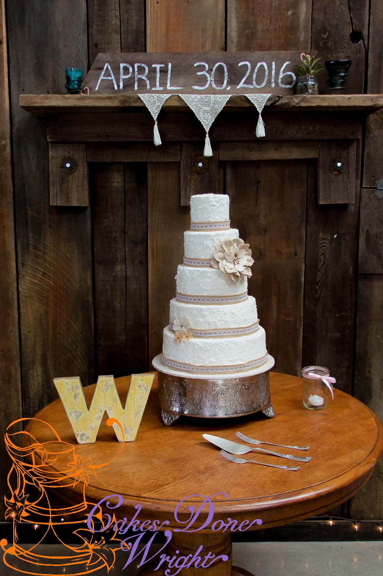 Burlap wedding
