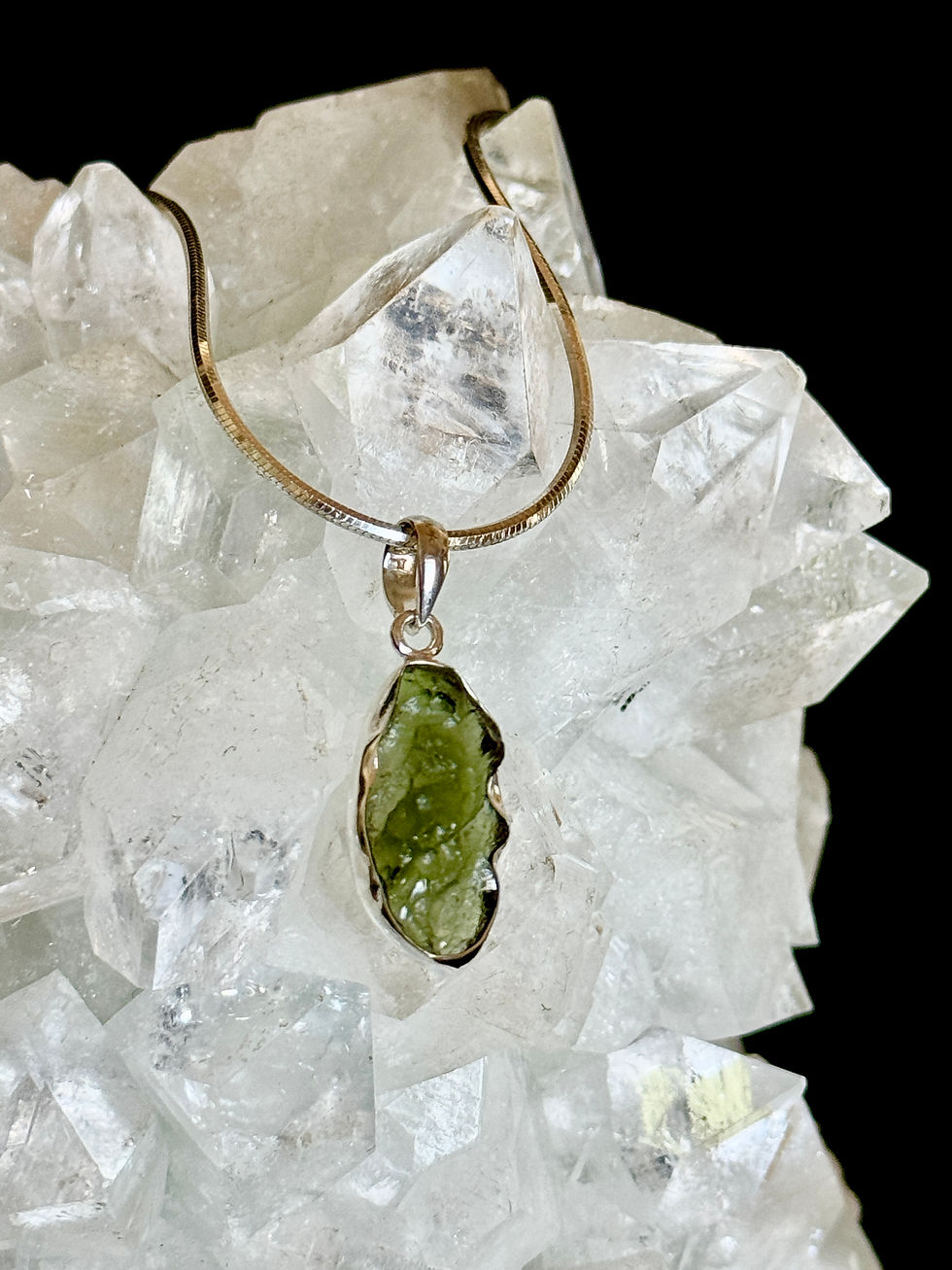 Thumbnail: Moldavite Pendant A+++