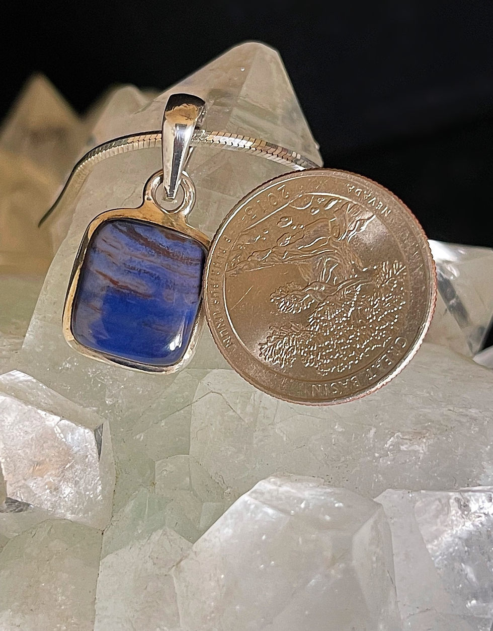 Thumbnail: Sugilite + Richterite Pendant