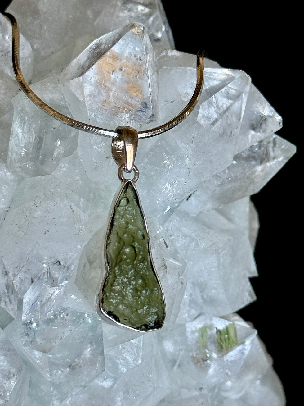 Thumbnail: Moldavite Pendant A+++