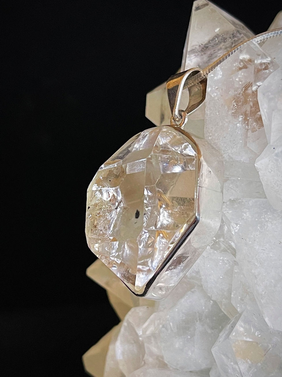 Thumbnail: Herkimer Diamond Crystal Pendant