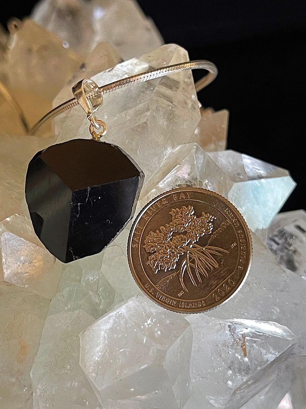Thumbnail: Black Tourmaline Pendant