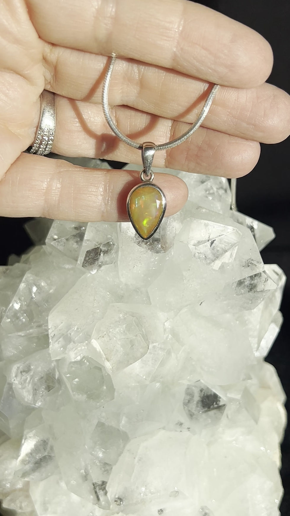 Thumbnail: Ethiopian Opal & Silver Pendant
