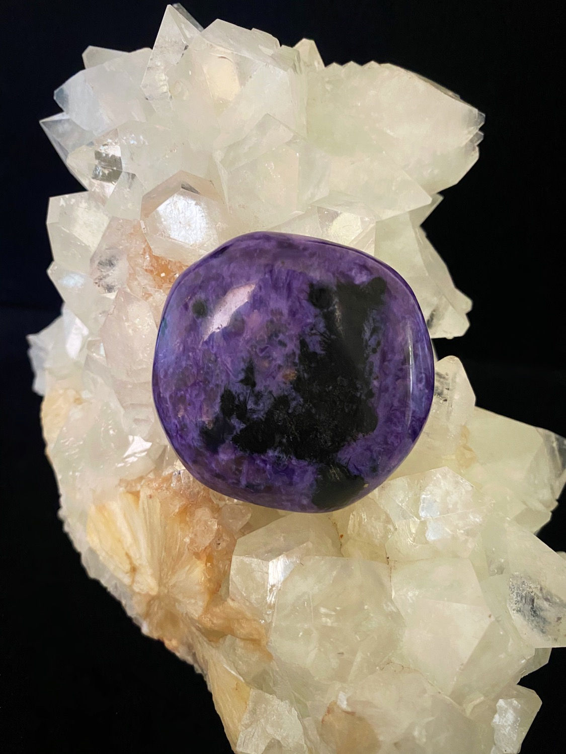Polished Palm Charoite