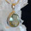Thumbnail: Faceted Green Amethyst Pendant