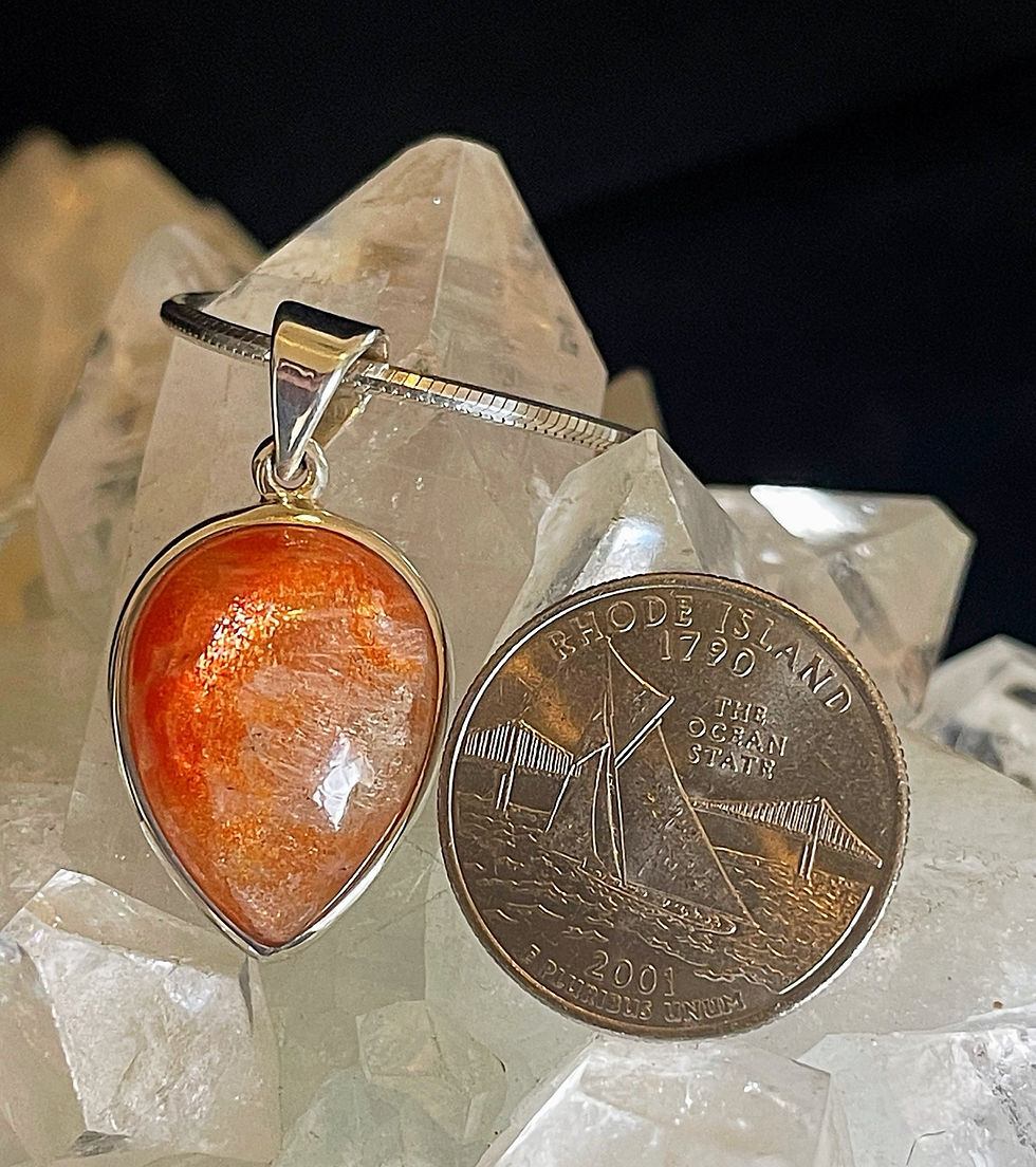 Thumbnail: Confetti Sunstone Pendant