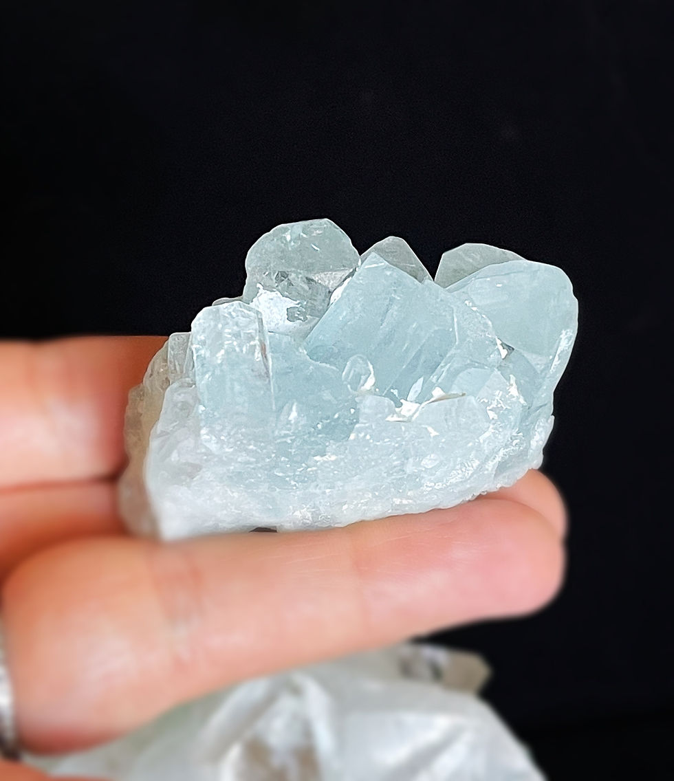 Thumbnail: Blue Ice Aquamarine Specimen 