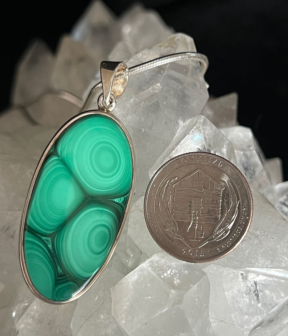 Thumbnail: Congolese Malachite Pendant