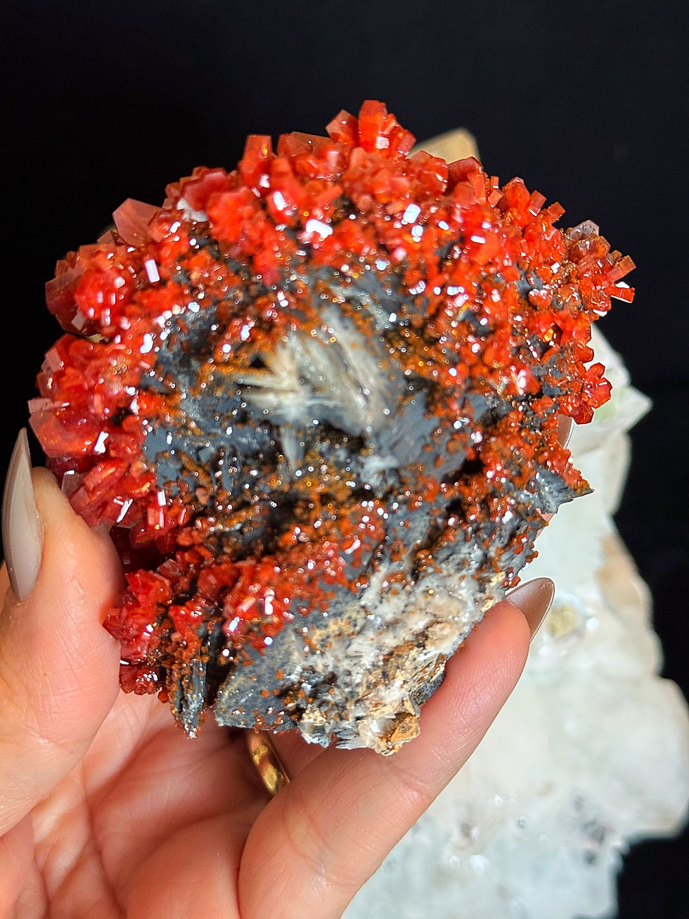 Thumbnail: Moroccan Royal Crown Vanadinite Crystal A+++ [VIDEO]