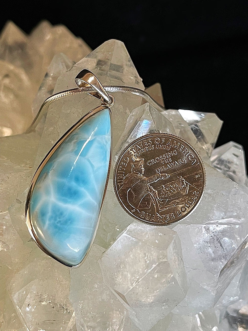 Thumbnail: Larimar Silver Pendant 