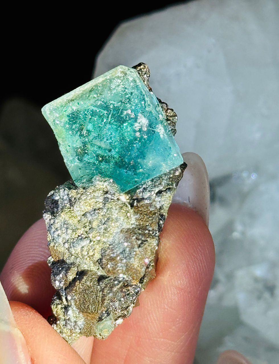 Thumbnail: Peruvian Green Fluorite Specimen