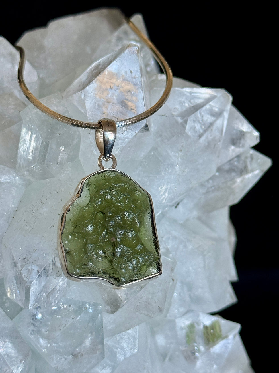 Thumbnail: Moldavite Pendant A+++