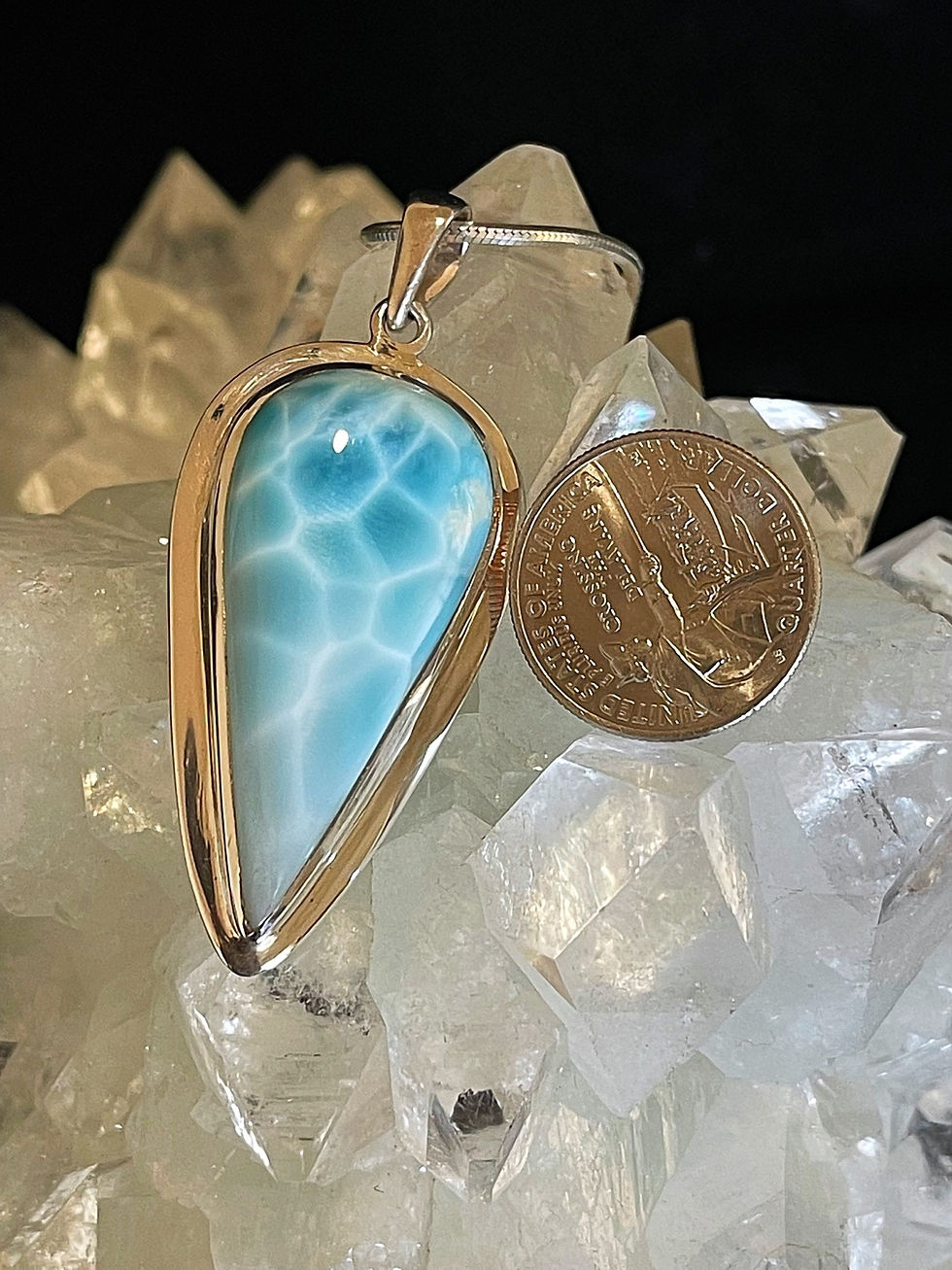 Thumbnail: Larimar Silver Pendant 