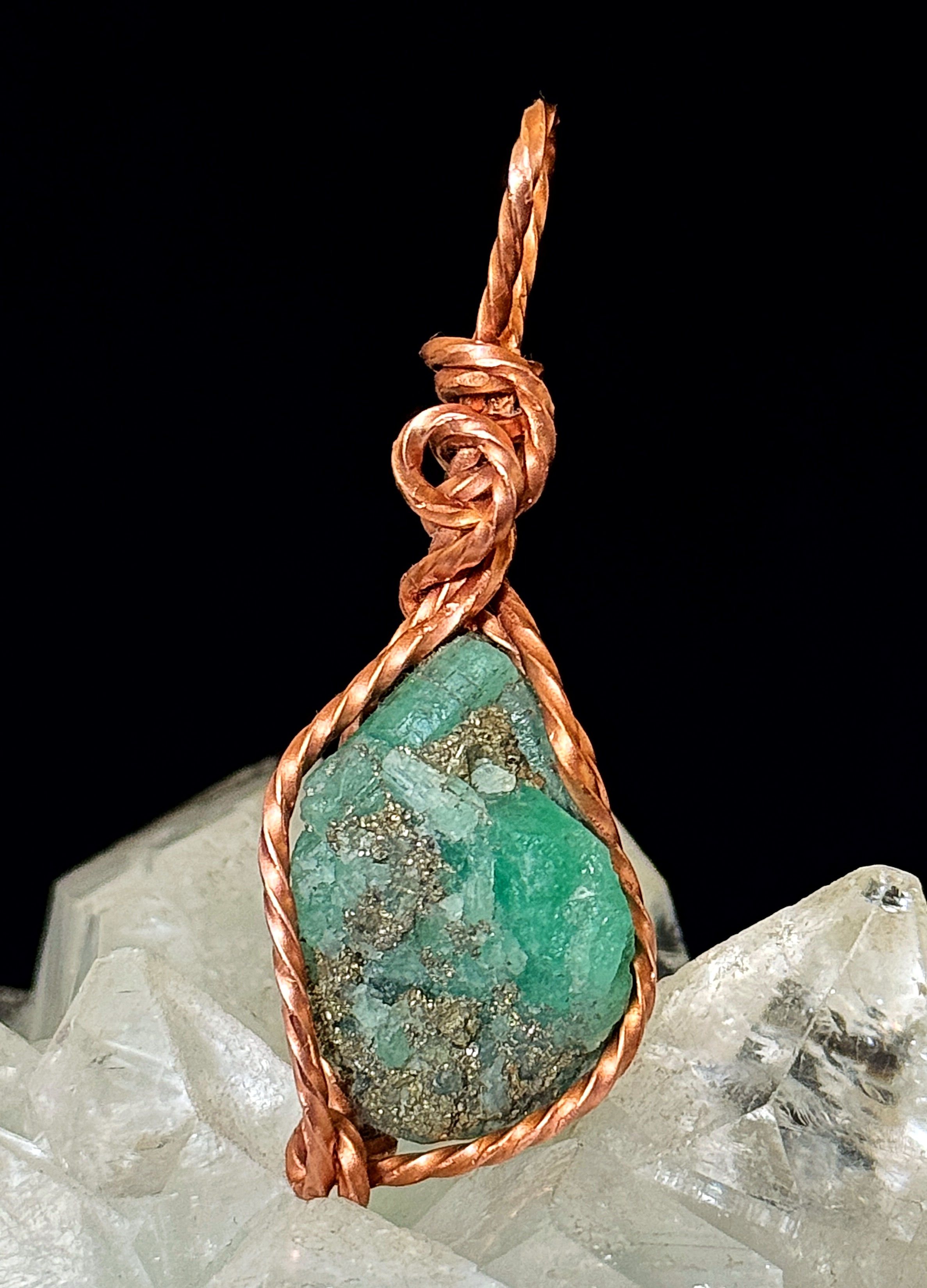 Colombian Emerald In Copper