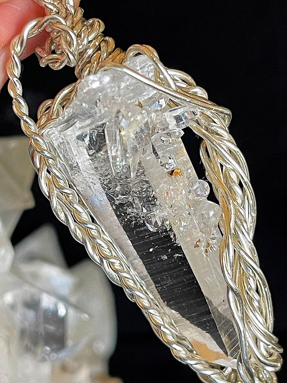 Thumbnail: Septra Lemurian (Rare Crystal Formation) Pendant