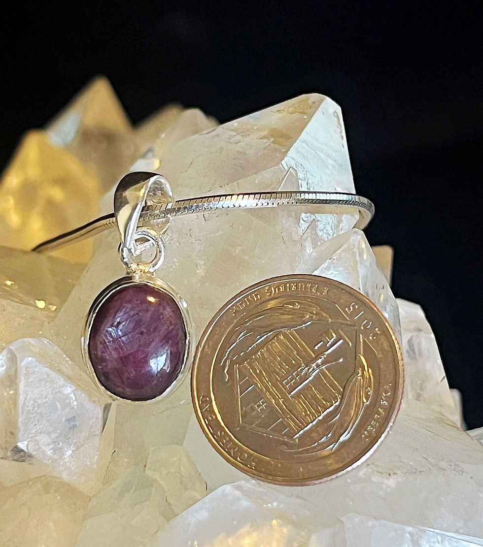 Thumbnail: Star Ruby Pendant