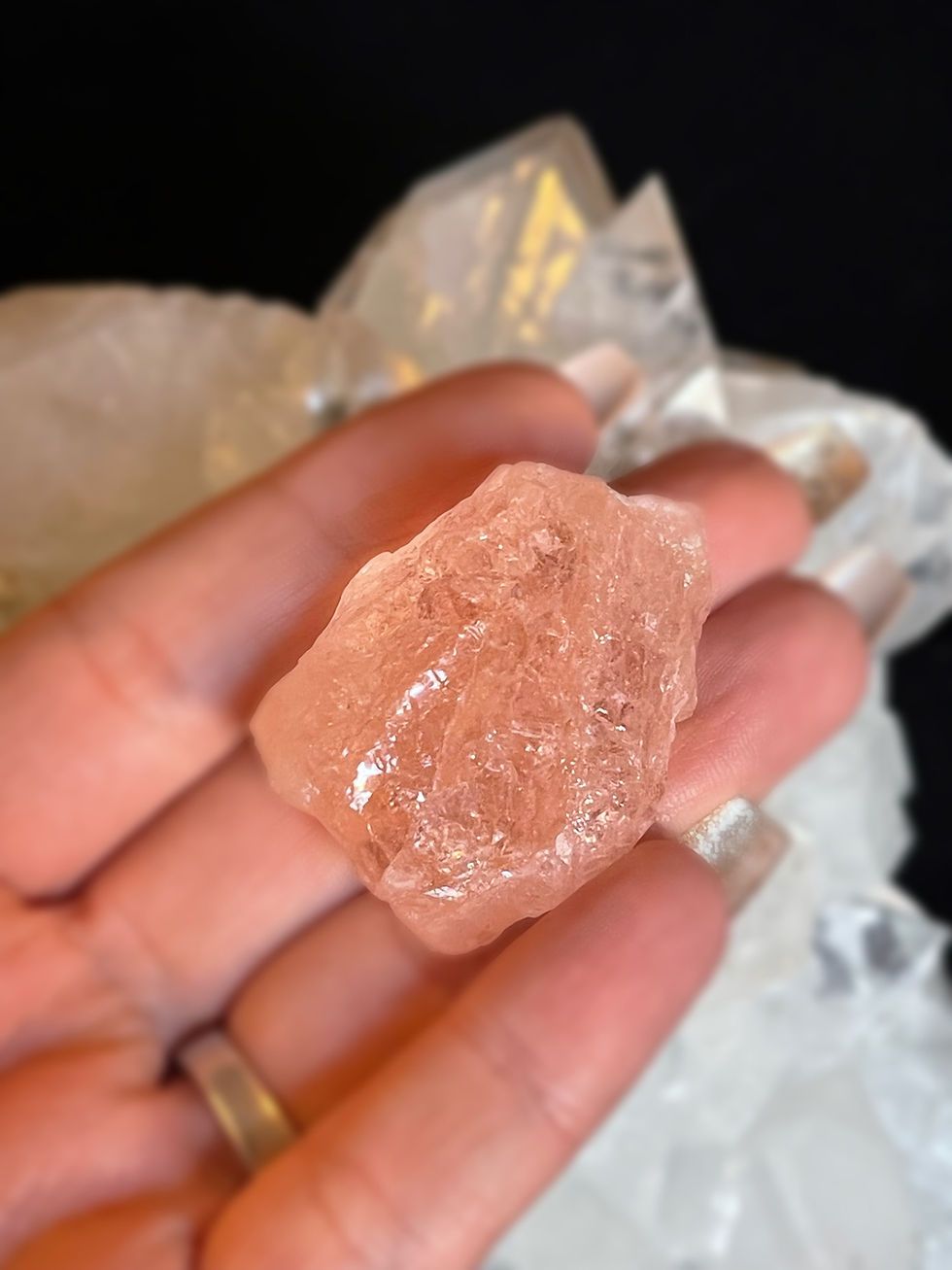 Thumbnail: Peach & Pink Morganite Crystal