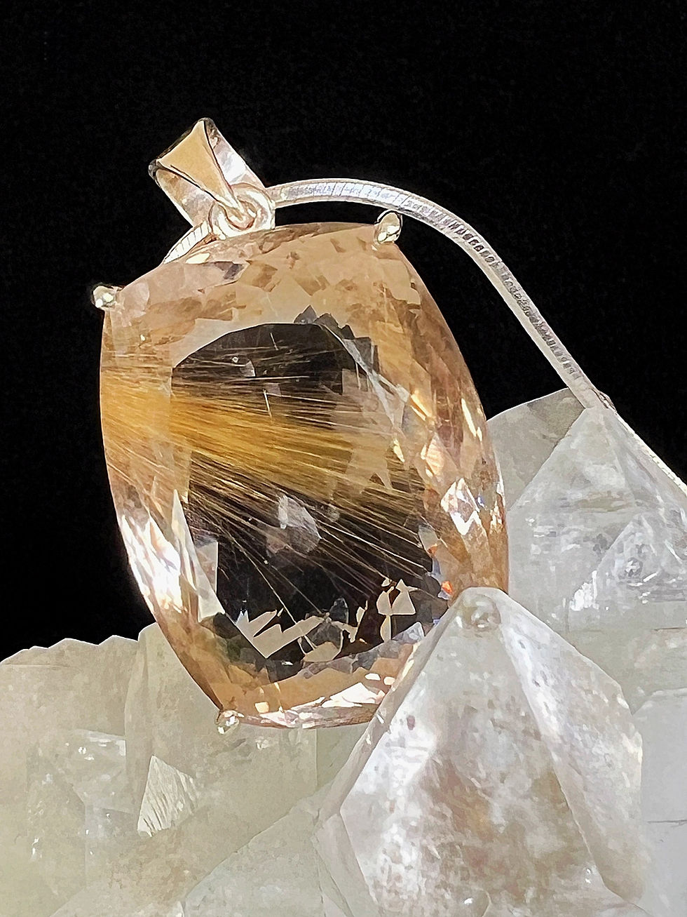 Thumbnail: Golden Rutile Quartz Pendant