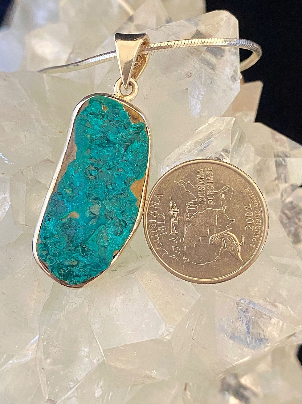 Thumbnail: Dioptase Druzy 