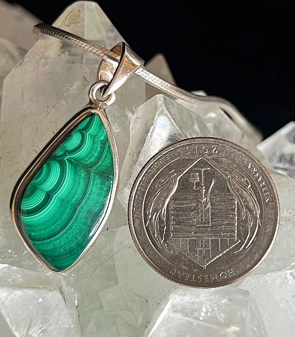 Thumbnail: Congolese Malachite Pendant