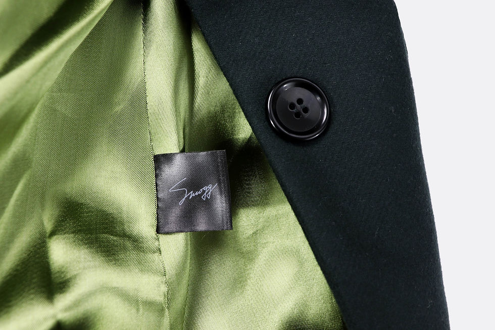Thumbnail: Petrol Green Women's Blazer with Viscose Lining - Smogg
