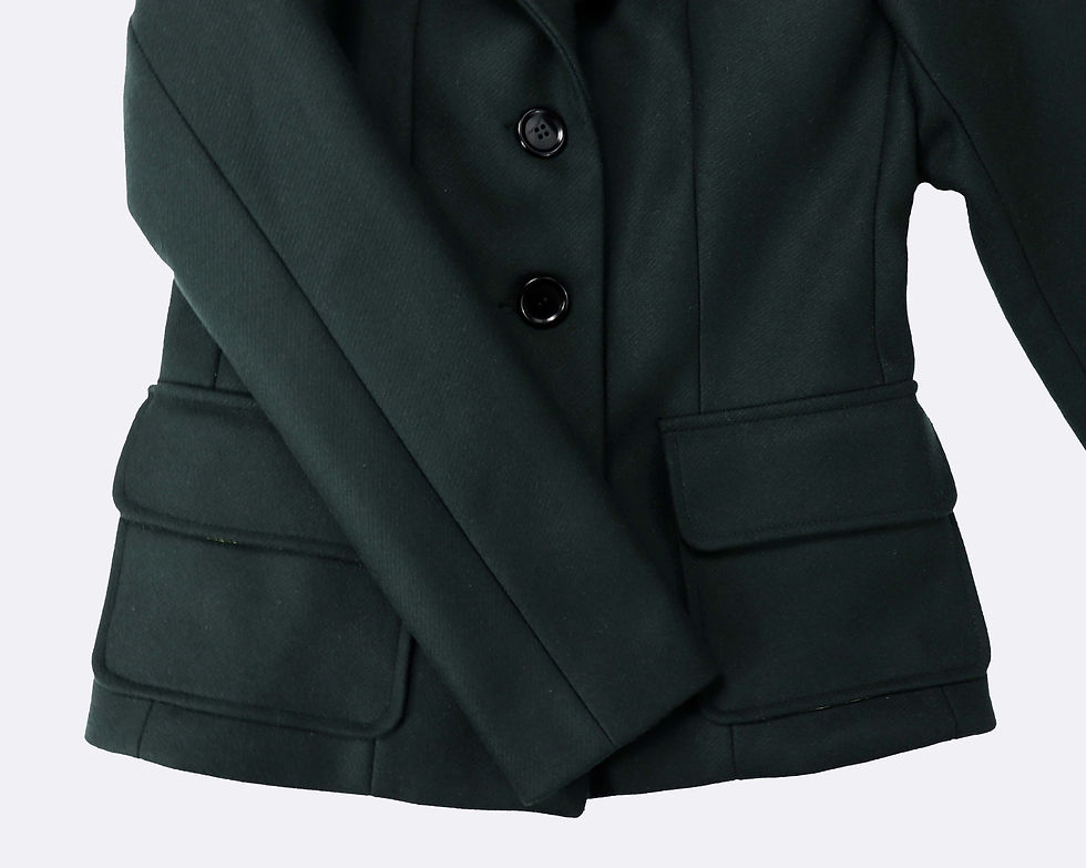 Thumbnail: Petrol Green Wool Blazer - Smogg