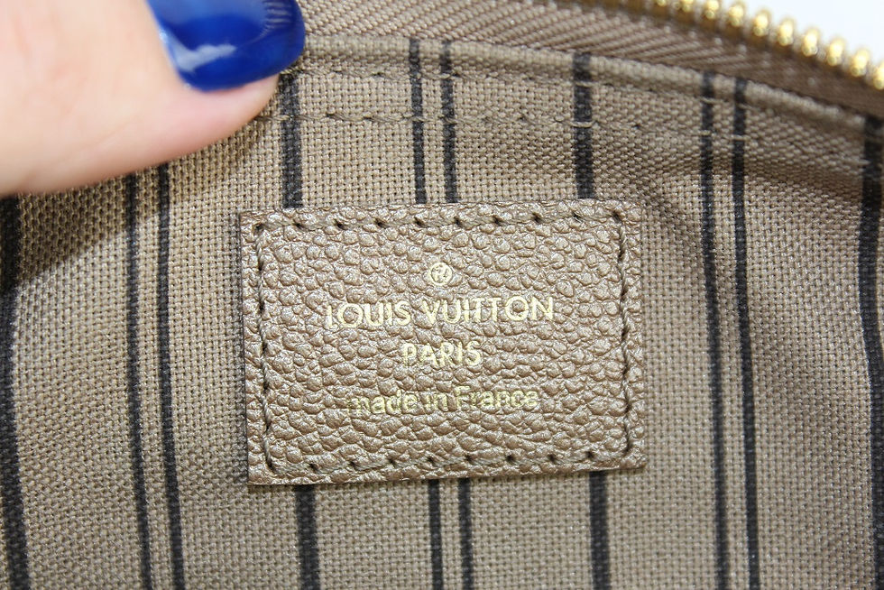 Thumbnail: Louis Vuitton Speedy 25 Empreinte Beige