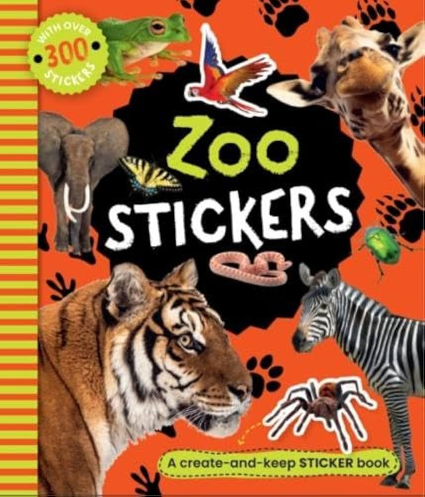 300 Stickers Zoo