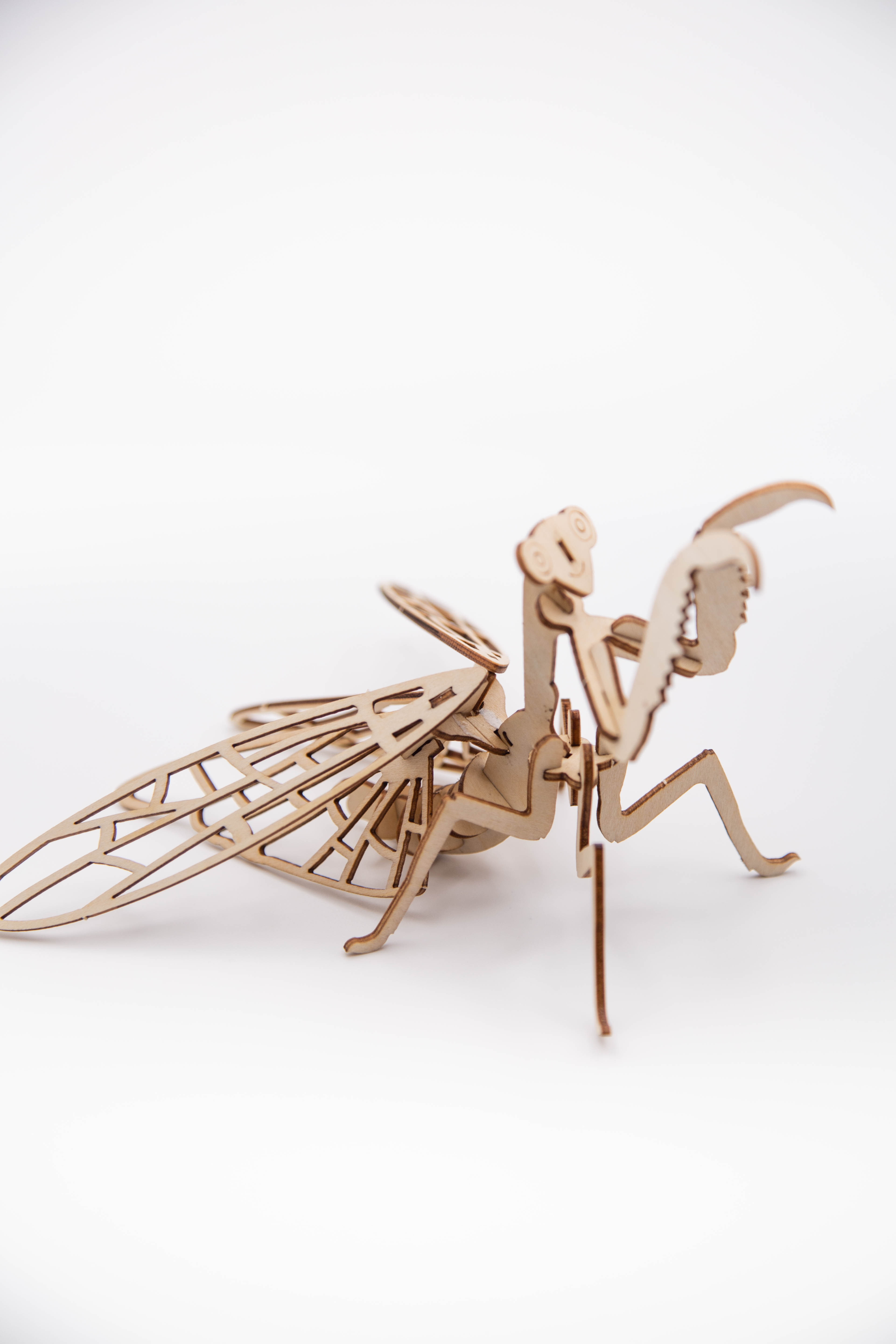 Wooden Mantis 3D Puzzle Kit