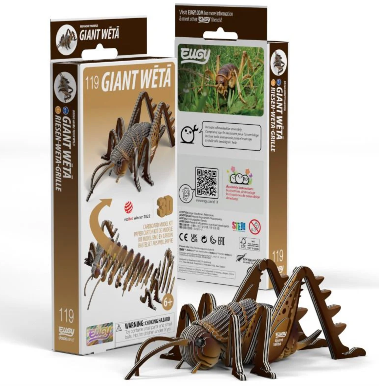 Giant Weta Eugy Eco-Friendly 3D Paper Puzzle